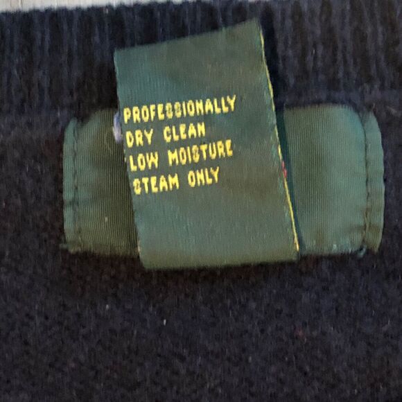 Club Room Lambs Wool Argyle Sweater Mens Size L VTG Crew Neck Ivy League Preppy - Picture 12 of 12